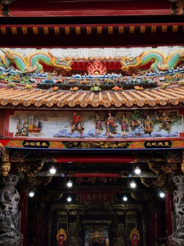 Tian Ho temple in Keelung Heping island