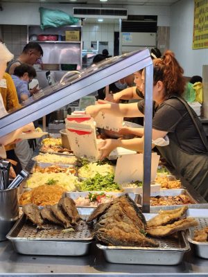 Streetfood buffet in Keelung